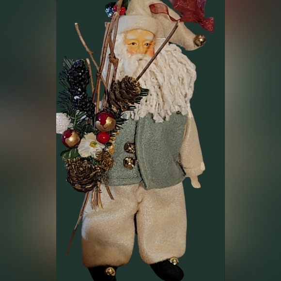 VINTAGE OLD WORLD & HOUSE OF HATTEN SANTA CLAUS CHRISTMAS ORNAMENTS - Picture 2 of 8